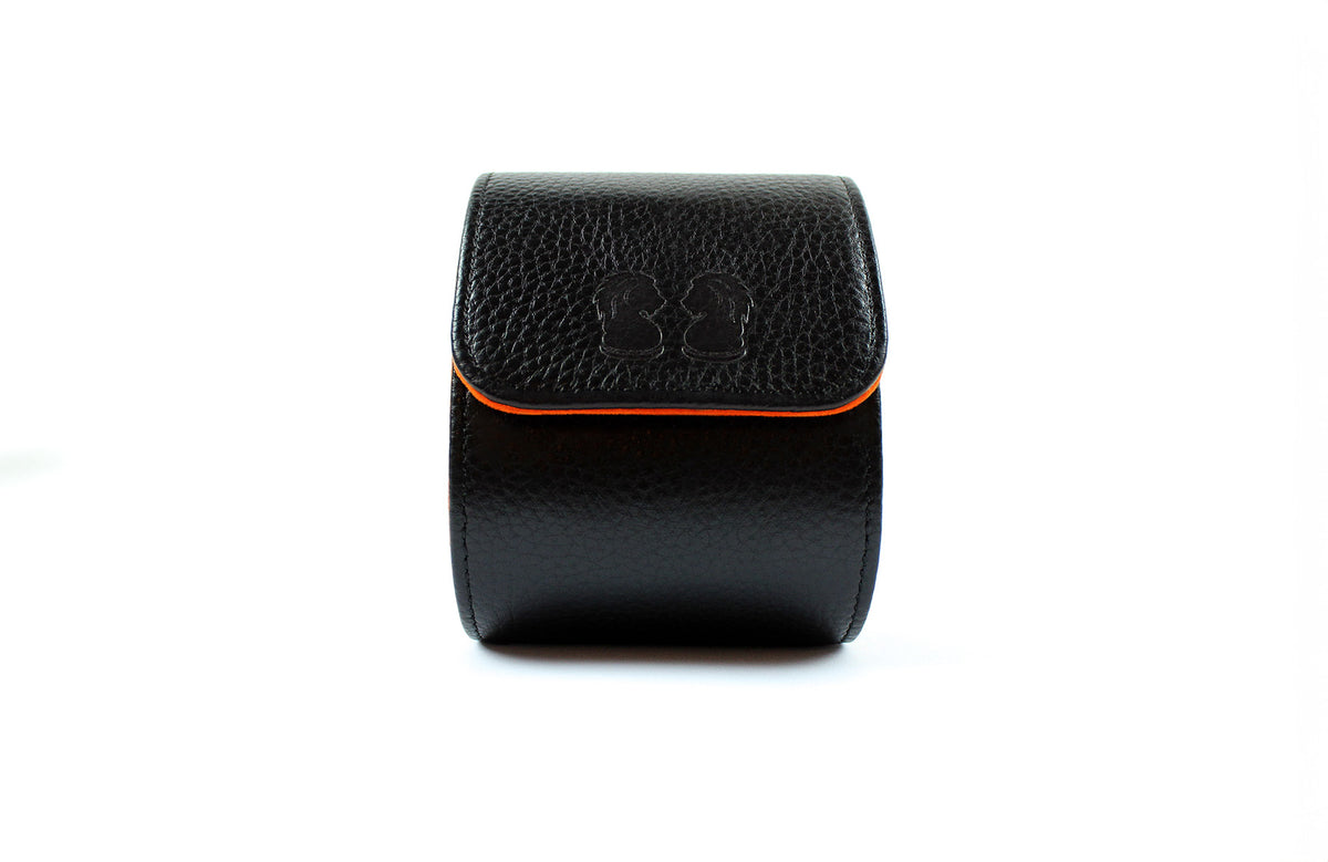 Watch Case Black for 1 Watch | Genuine Leather